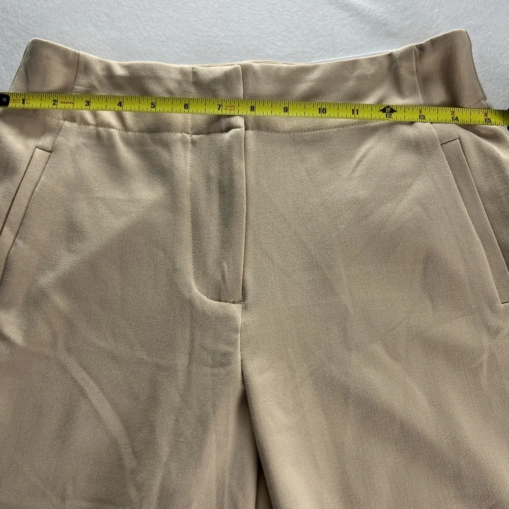 Rafaella Women Dress Pants Size 4 The Wide Leg High Rise RSBSE068 Irish Cream F3